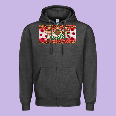 Fiesta Mexico Gnomes License Plate Zipper Hoodie Designed By Hra Design Shop