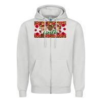 Dove Grey fiesta mexico gnomes license plate Zipper Hoodie - HRA Design Shop