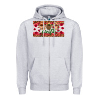 Heather Grey fiesta mexico gnomes license plate Zipper Hoodie - HRA Design Shop