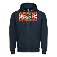 Navy fiesta mexico gnomes license plate Zipper Hoodie - HRA Design Shop