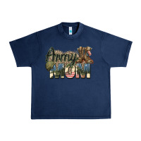 Navy army mom Urban Heavy Tee - Zillion Design Studio