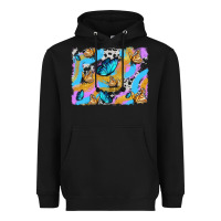 Black easter butterfly with glitter and cowhide  background Heavyweight Hoodie - Artiststas