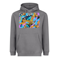 Storm easter butterfly with glitter and cowhide  background Heavyweight Hoodie - Artiststas