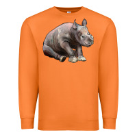 Carrot Baby Rhino Illustrations Premium Sweatshirt - LillyAllenDesigns