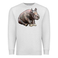 Baby Rhino Illustrations Premium Sweatshirt | Teevron