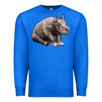 True Royal Baby Rhino Illustrations Premium Sweatshirt - LillyAllenDesigns