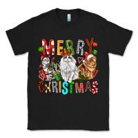 Black Merry christmas cats Classic Tee - FaDigitalArtStudio