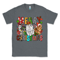 Charcoal Heather Merry christmas cats Classic Tee - FaDigitalArtStudio