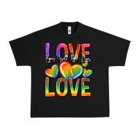 Black love is love with hearts Urban Heavy Tee - texasbilliewilder