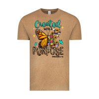 Vintage Camel created with a purpose ephesians 2 10 Vintage Tee - RanaPortraitStore