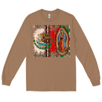 Toasted Coconut Virgin Mary Mexican Flag Long Sleeve Tee - CTS Tumbler Store