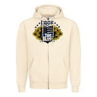 Sandshell back the blue Zipper Hoodie - CowhideDigitalArt