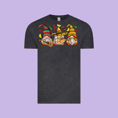 Mexican Gnomes Vintage Tee Designed By Zillion Design Studio