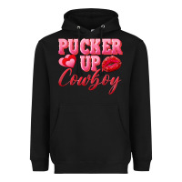 Black pucker up cowboy Heavyweight Hoodie - AdoDesignShop