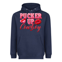 Navy pucker up cowboy Heavyweight Hoodie - AdoDesignShop