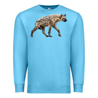 Ocean Blue hyena Premium Sweatshirt - LillyAllenDesigns