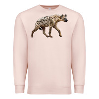 Pale Pink hyena Premium Sweatshirt - LillyAllenDesigns