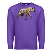 Purple hyena Premium Sweatshirt - LillyAllenDesigns