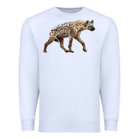 White hyena Premium Sweatshirt - LillyAllenDesigns
