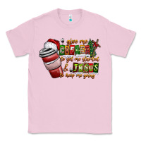 Bubblegum Pink Coffee  Jesus Classic Tee - CowhideDigitalArt