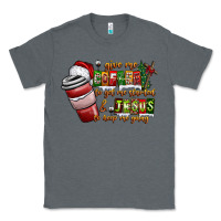 Charcoal Heather Coffee  Jesus Classic Tee - CowhideDigitalArt