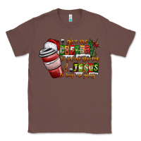 Chestnut Coffee  Jesus Classic Tee - CowhideDigitalArt