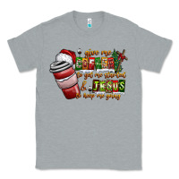 Heather Grey Coffee  Jesus Classic Tee - CowhideDigitalArt