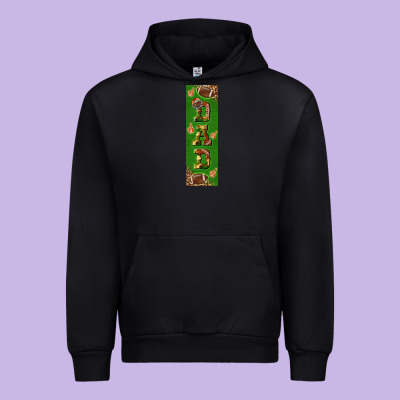 American Football Dad Pen Wrap Urban Hoodie Designed By Bundleandbundleshop