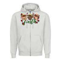 Dove Grey fiesta mexico gnome Zipper Hoodie - HRA Design Shop