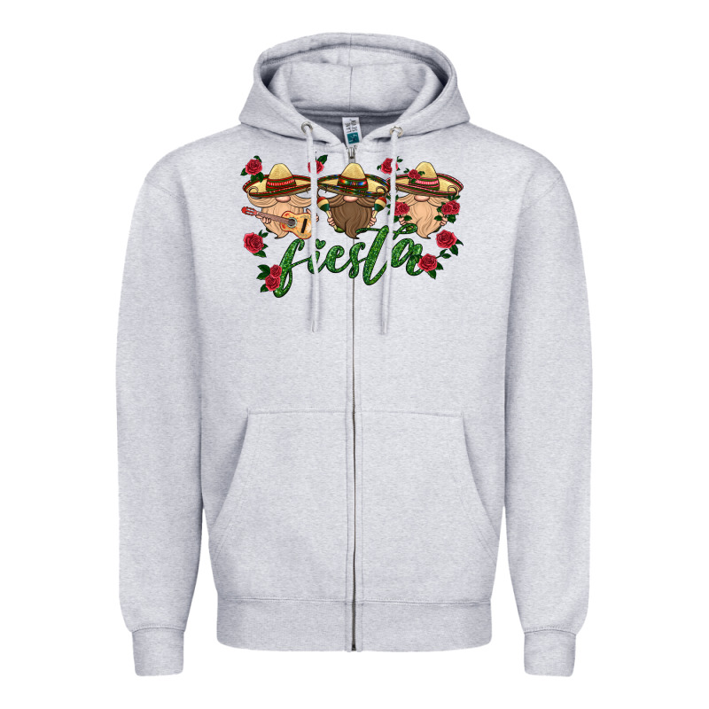 Fiesta Mexico Gnome Zipper Hoodie by HRA Design Shop | Teevron