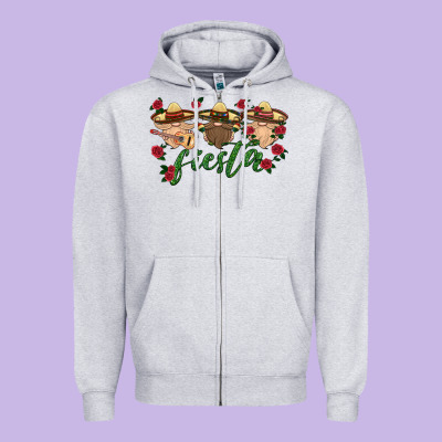 Fiesta Mexico Gnome Zipper Hoodie Designed By Hra Design Shop