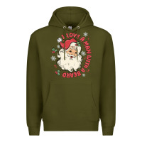 Army Green i love a man with a beard Premium Hoodie - MaliasSmallBusiness