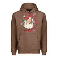 Chestnut i love a man with a beard Premium Hoodie - MaliasSmallBusiness