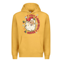 Mustard i love a man with a beard Premium Hoodie - MaliasSmallBusiness