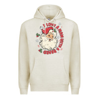 Oatmeal Heather i love a man with a beard Premium Hoodie - MaliasSmallBusiness