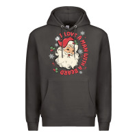 Smoke i love a man with a beard Premium Hoodie - MaliasSmallBusiness