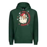 Sports Green i love a man with a beard Premium Hoodie - MaliasSmallBusiness