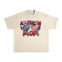 Sandshell American mom Urban Heavy Tee - Zillion Design Studio