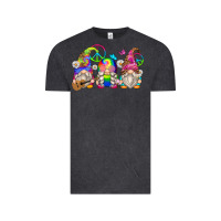 Vintage Black hippie gnomes Vintage Tee - Zillion Design Studio