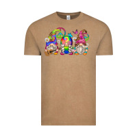 Vintage Coffee hippie gnomes Vintage Tee - Zillion Design Studio