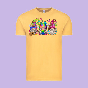 Hippie Gnomes Vintage Tee Designed By Zillion Design Studio