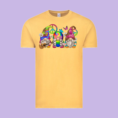 Hippie Gnomes Vintage Tee Designed By Zillion Design Studio