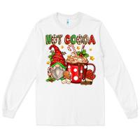 White hot cocoa gnome Long Sleeve Tee - texasbilliewilder