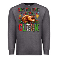 Charcoal Heather save the neck for me clark christmas vacation Premium Sweatshirt - Jasminsmagicworld