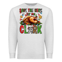 Oatmeal Heather save the neck for me clark christmas vacation Premium Sweatshirt - Jasminsmagicworld