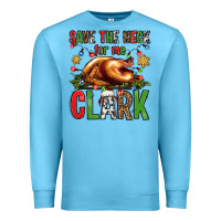 Ocean Blue save the neck for me clark christmas vacation Premium Sweatshirt - Jasminsmagicworld