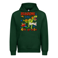 Forest Green roaring into 4th grade Urban Hoodie - BundleAndBundleShop