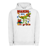 Pigment Lunar Rock roaring into 4th grade Urban Hoodie - BundleAndBundleShop