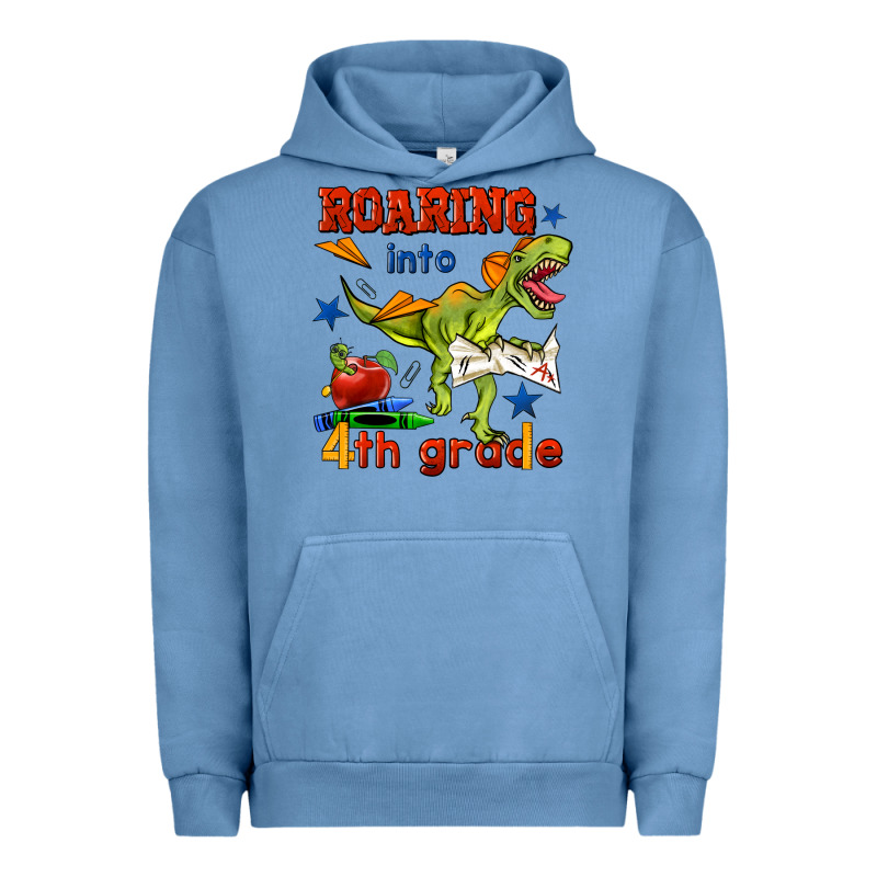 Roaring Into 4th Grade Urban Hoodie by BundleAndBundleShop | Teevron