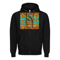 Black free spirit Zipper Hoodie - HRA Design Shop